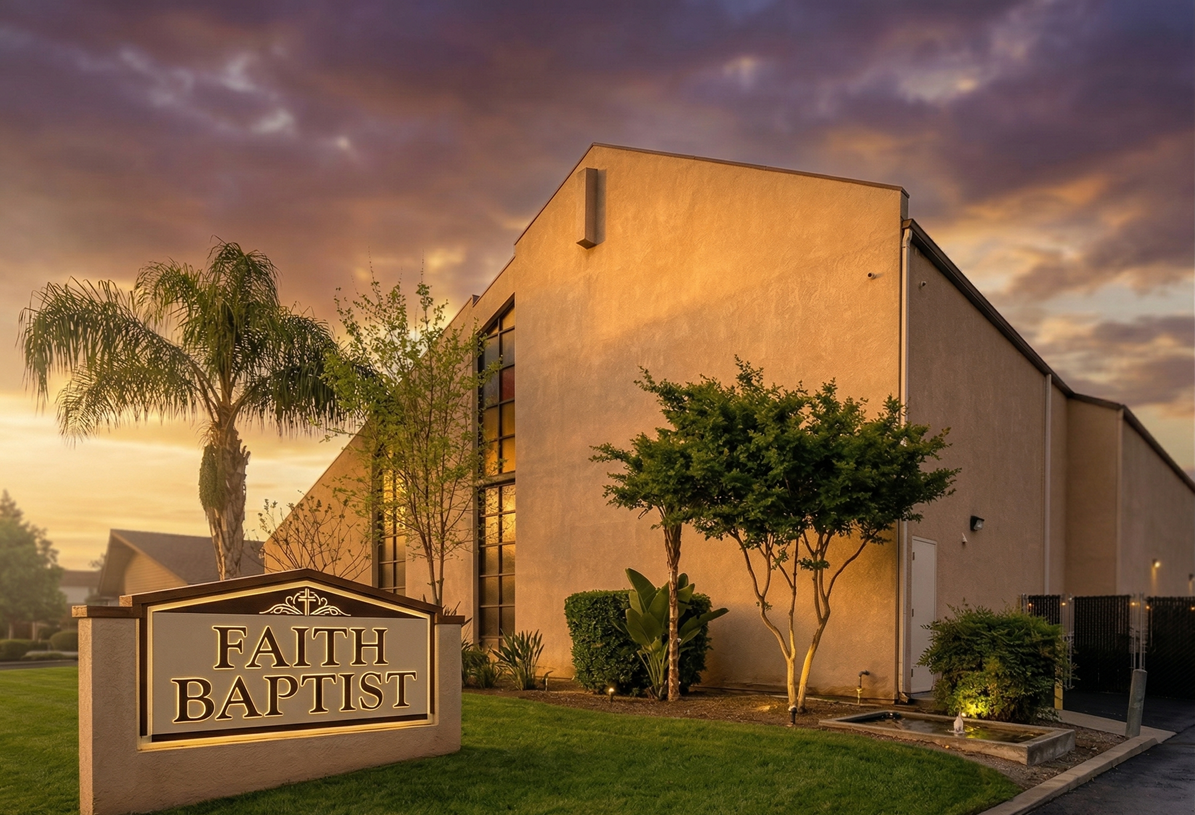 Faith Baptist Church exterior in Visalia